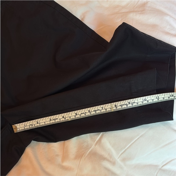 GAP black Bermuda shorts chino shorts 4 pockets size 12 cotton blend 11" inseam - Picture 10 of 12